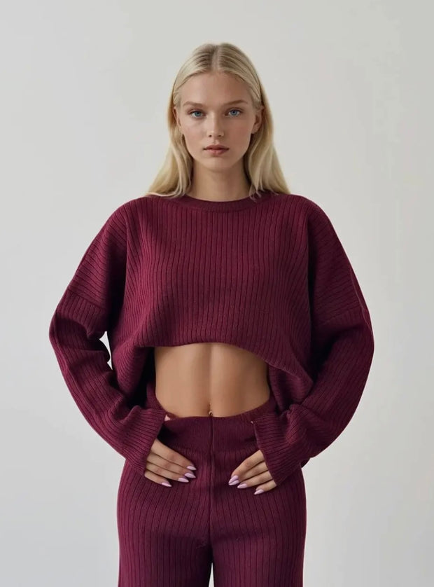 Ribbed Knit Set