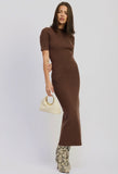 Ribbed Sweater Midi Dress