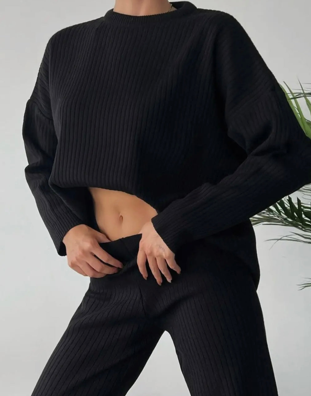 Ribbed Knit Set