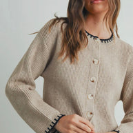 Button Up Cardigan Sweater