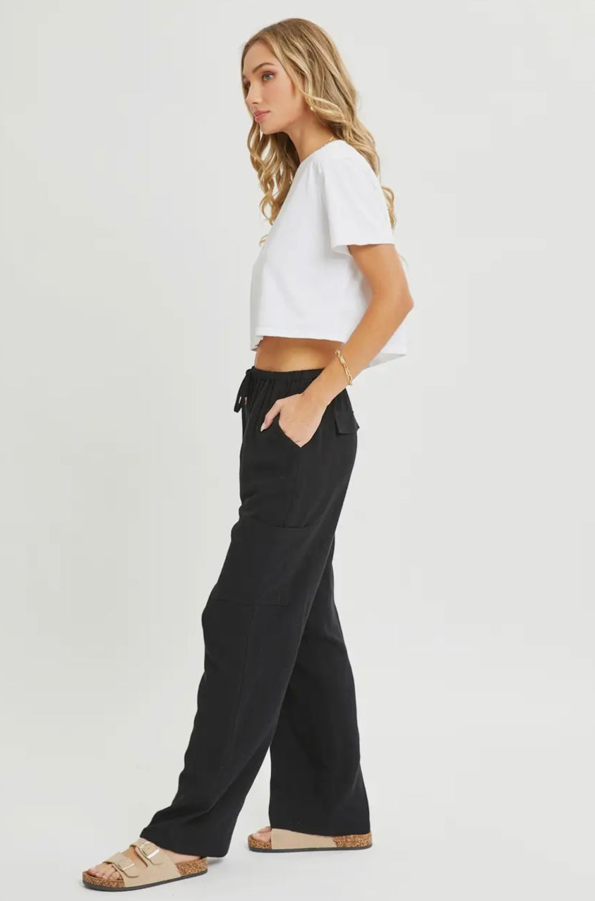 Lined Pull On Pants