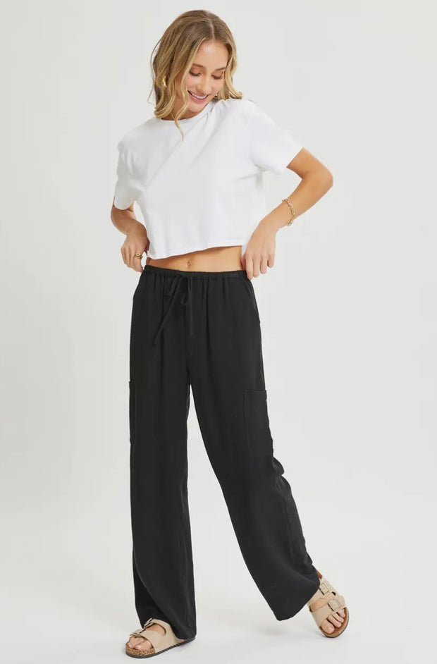 Lined Pull On Pants