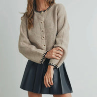 Button Up Cardigan Sweater