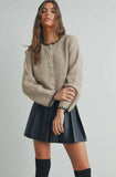 Button Up Cardigan Sweater