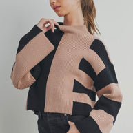 Mock Turtleneck Sweater