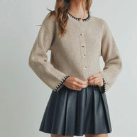 Button Up Cardigan Sweater