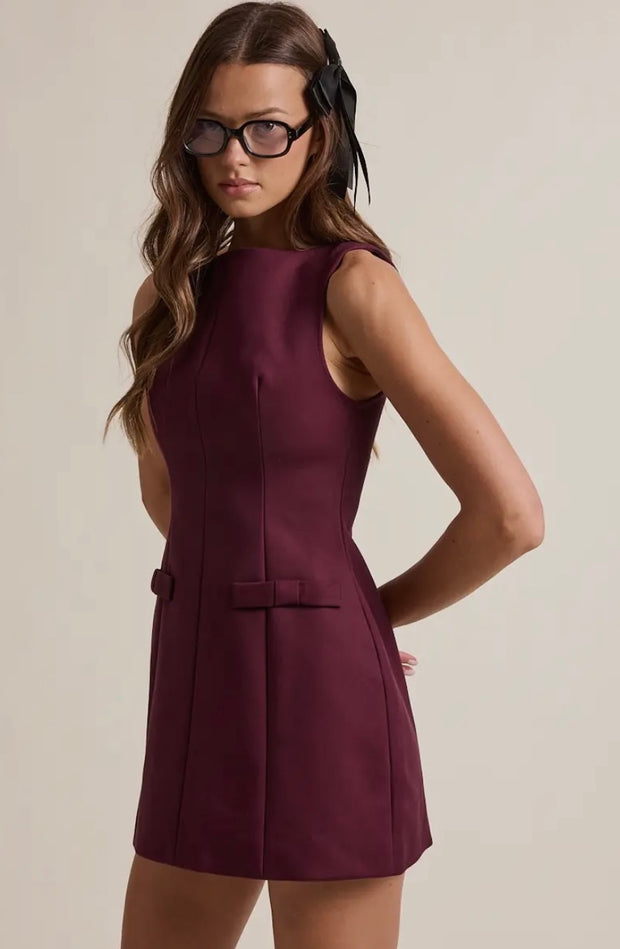 Plum Mini Dress