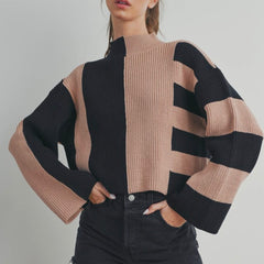Mock Turtleneck Sweater