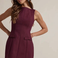 Plum Mini Dress
