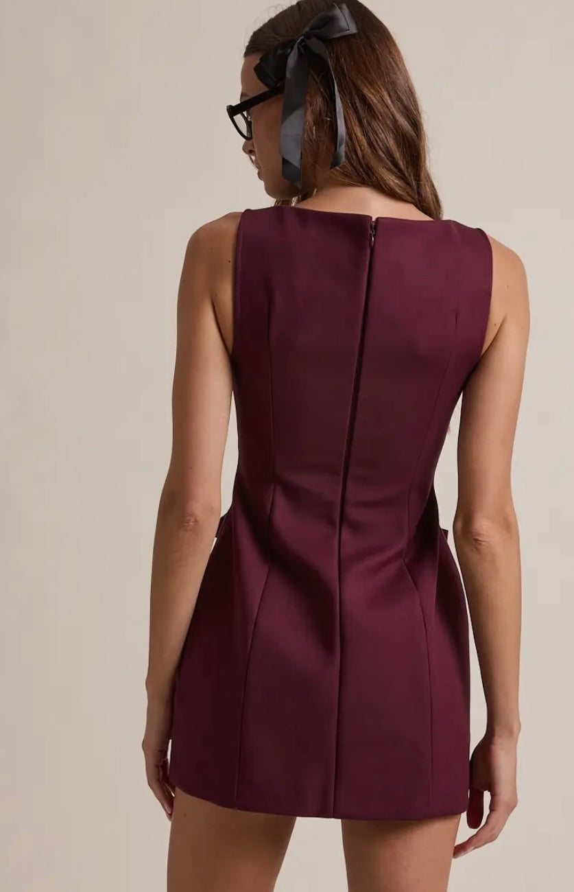 Plum Mini Dress