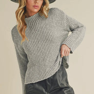 Gray Knit Sweater