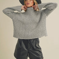 Gray Knit Sweater