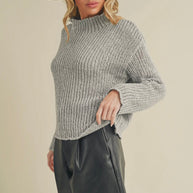 Gray Knit Sweater