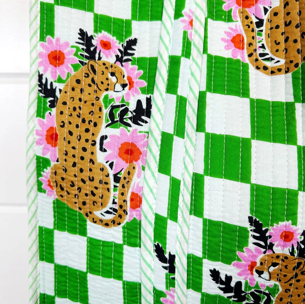 Jaguar Quilted Tote Bag