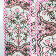 Pink Petals Quilted Tote Bag