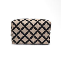 Geometric Print Cosmetic Bag