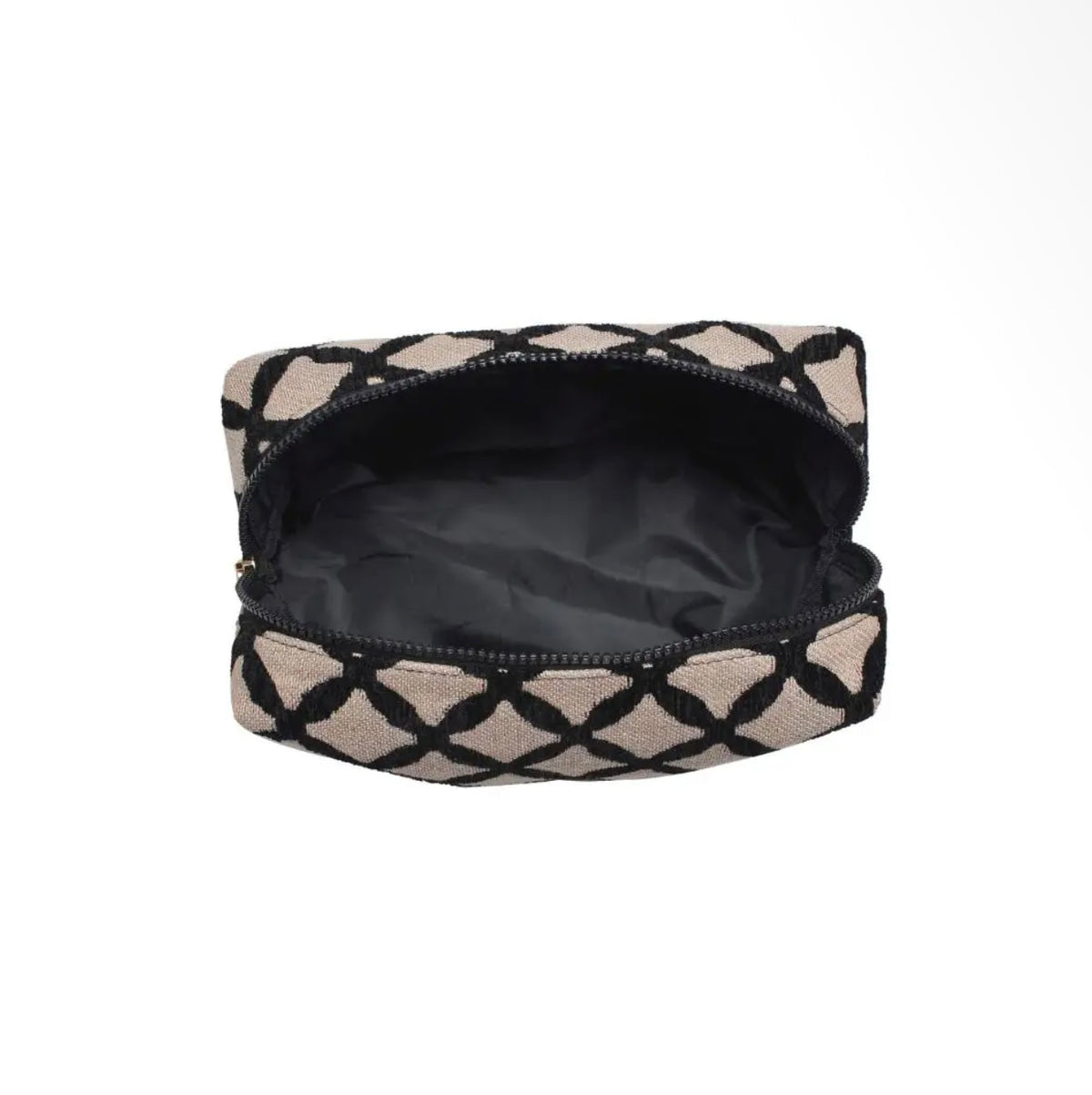 Geometric Print Cosmetic Bag