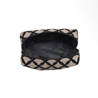 Geometric Print Cosmetic Bag