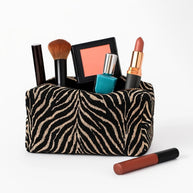 Zebra Print Cosmetic Bag