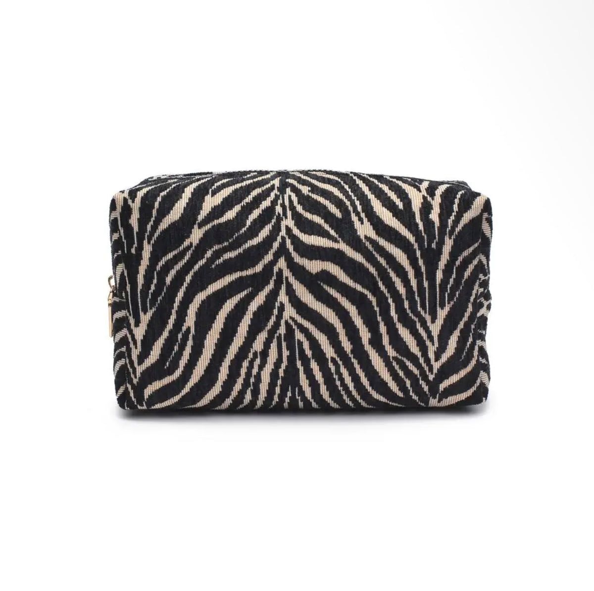 Zebra Print Cosmetic Bag
