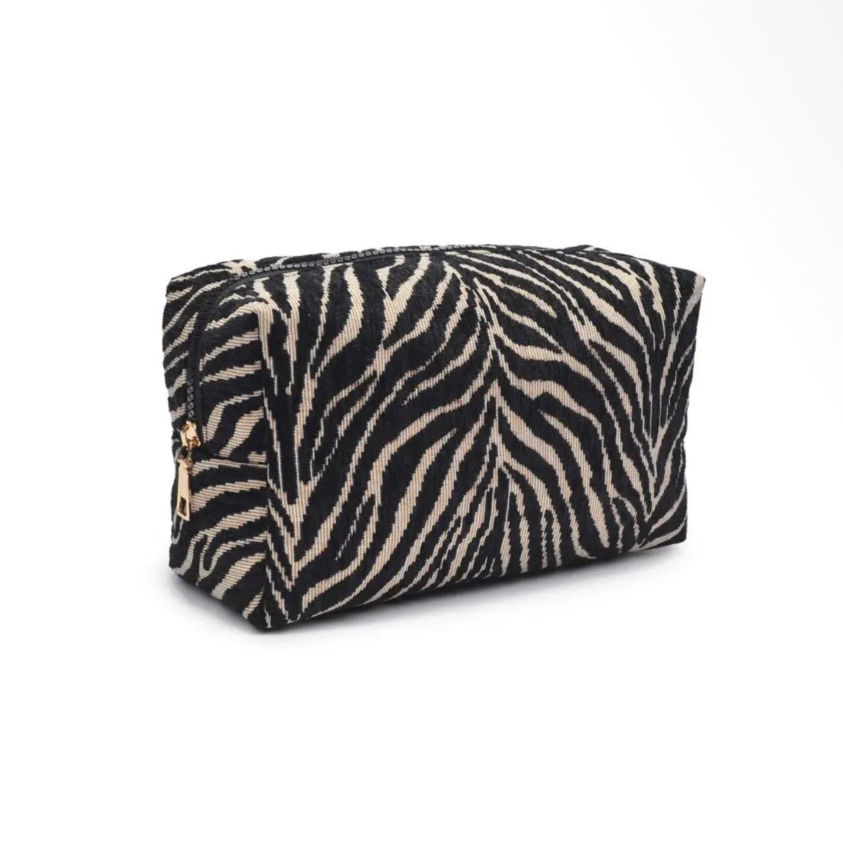 Zebra Print Cosmetic Bag