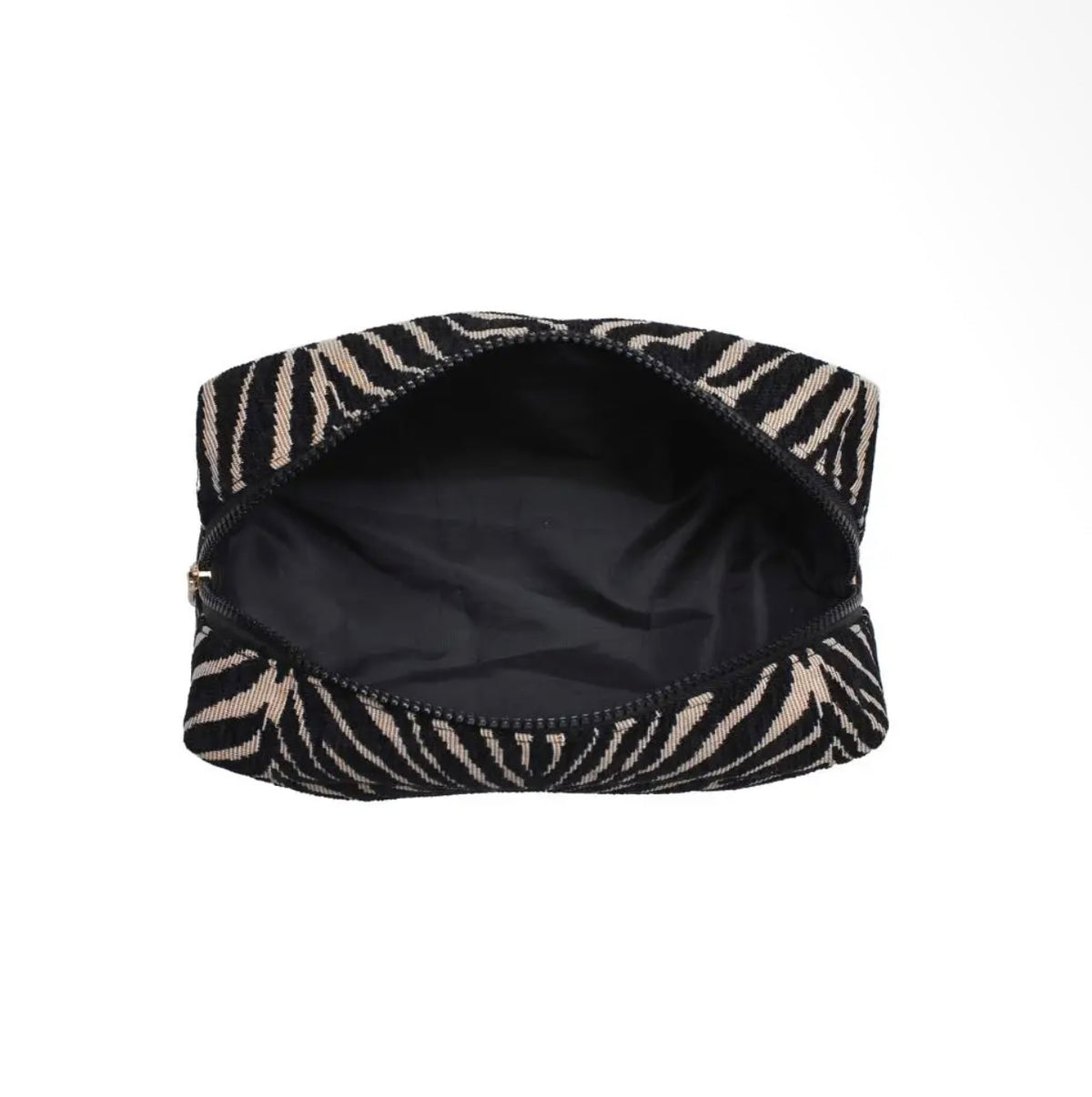 Zebra Print Cosmetic Bag