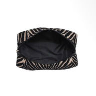 Zebra Print Cosmetic Bag