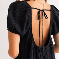 Puff Sleeve Tiered Dress