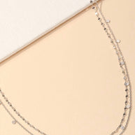 Layered Coin Choker Necklace