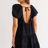 Puff Sleeve Tiered Dress