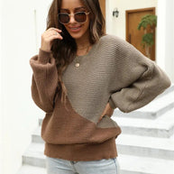 Two Toned Knit Sweater