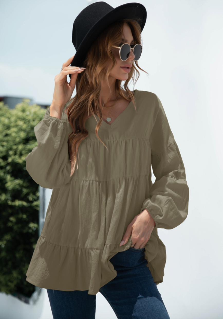 Baby Doll Tiered Top