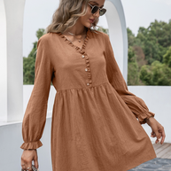 Baby Doll Ruffle Dress