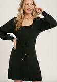 Black Sweater Dress (Final Sale)