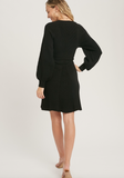 Black Sweater Dress (Final Sale)