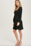 Black Sweater Dress (Final Sale)