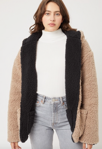 Reversible Puff Sherpa Jacket (Final Sale)