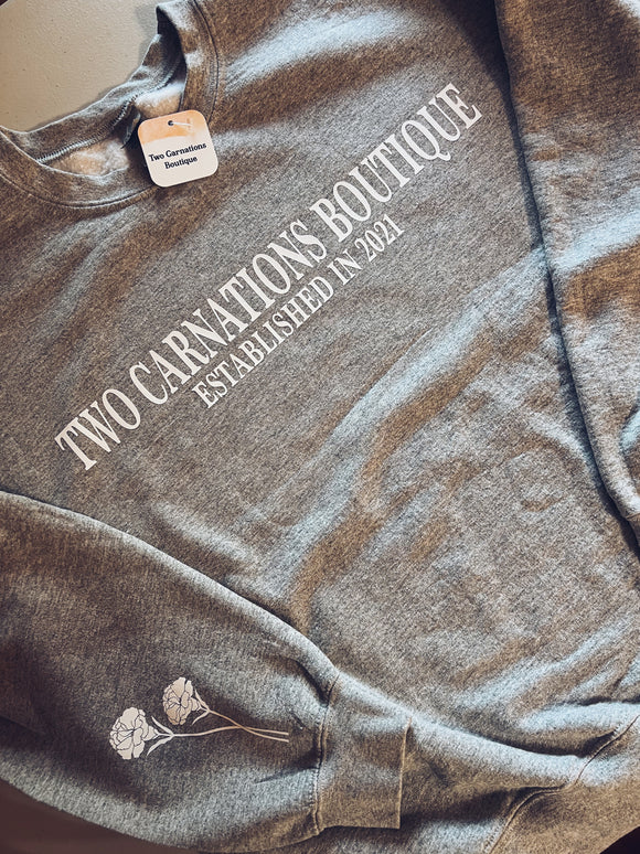 Two Carnations Boutique Custom Crewneck