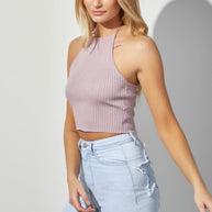 Lavender Halter Top