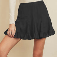 Flared Mini Skirt