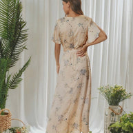 Floral Wrap Maxi Dress